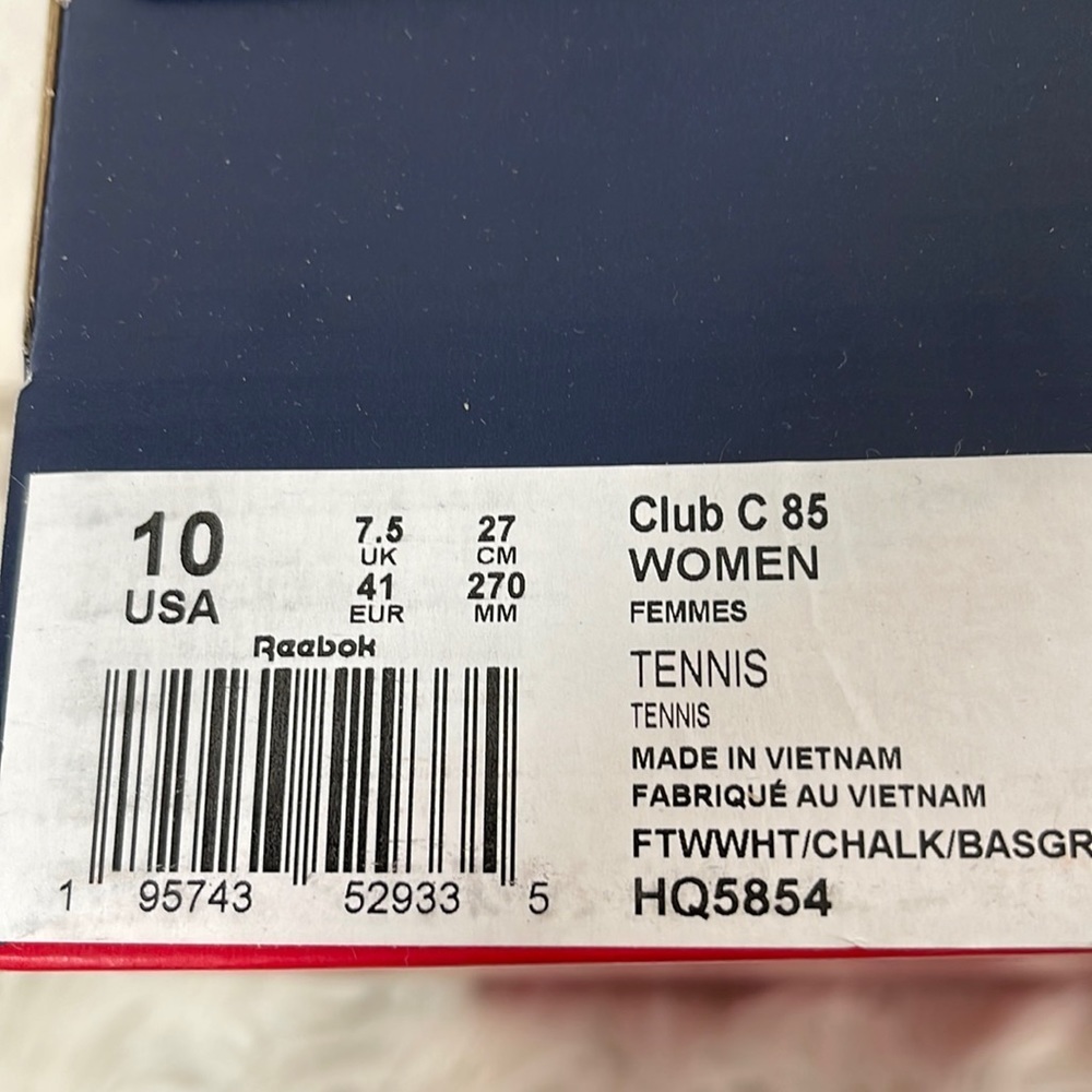 REEBOK Club C 85 Sneakers Size 10 New - Picture 12 of 14